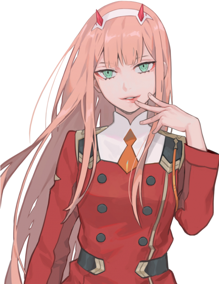 Download Girl Anime Zero Two PNG File HD HQ PNG Image