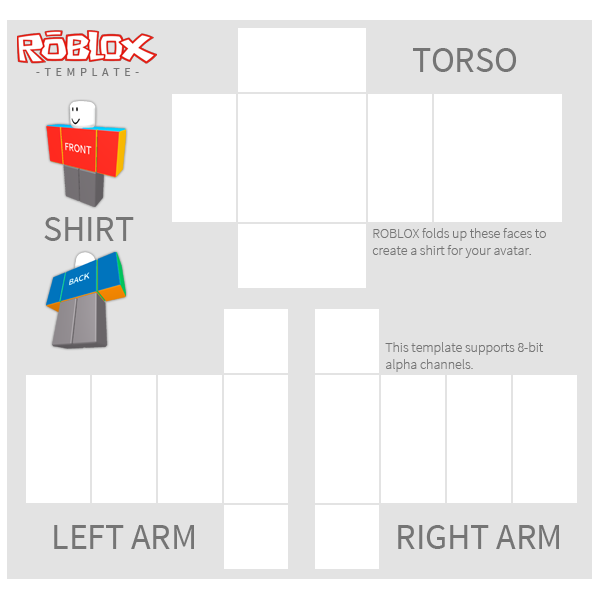 Roblox Shirt Template PNG - PNG All