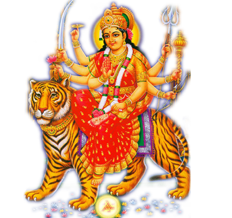 durga mata clipart