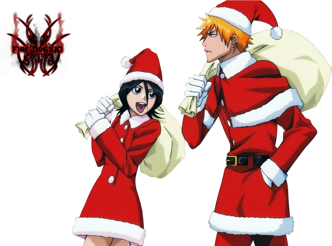 anime santa hat png