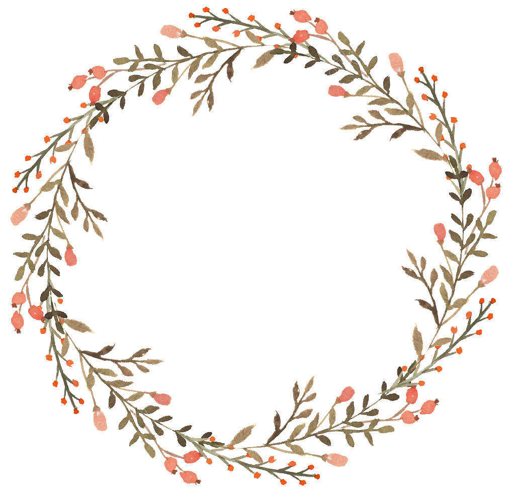 transparent wreath