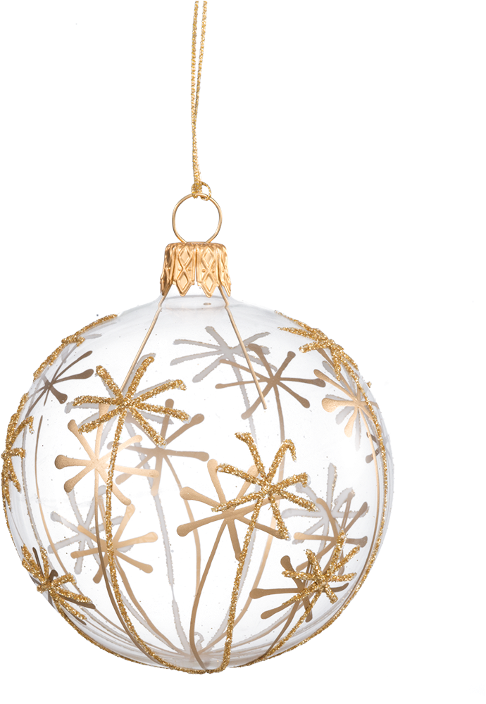 gold christmas ornament clip art