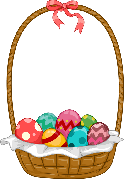 easter egg basket png