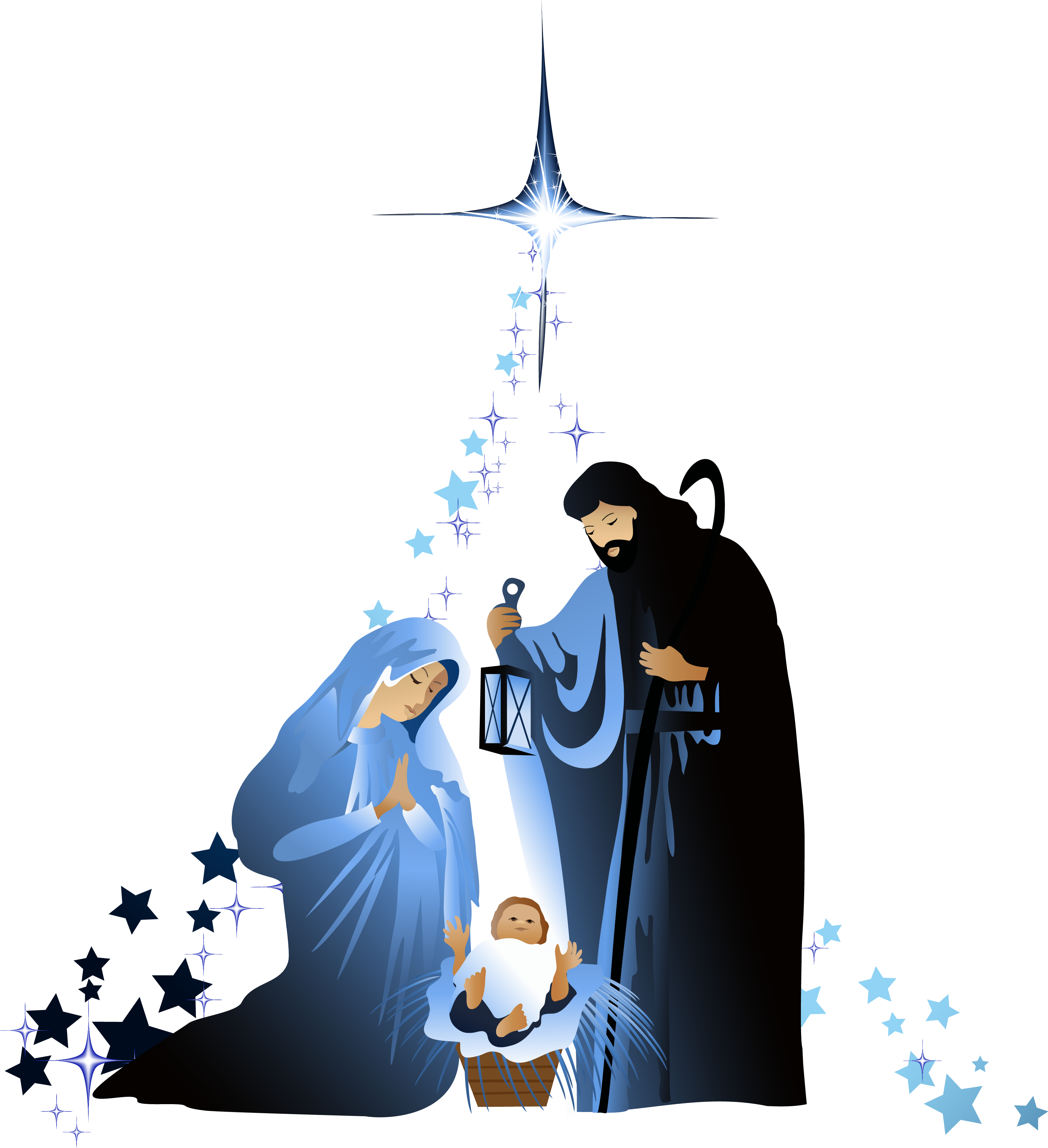 childrens nativity clipart