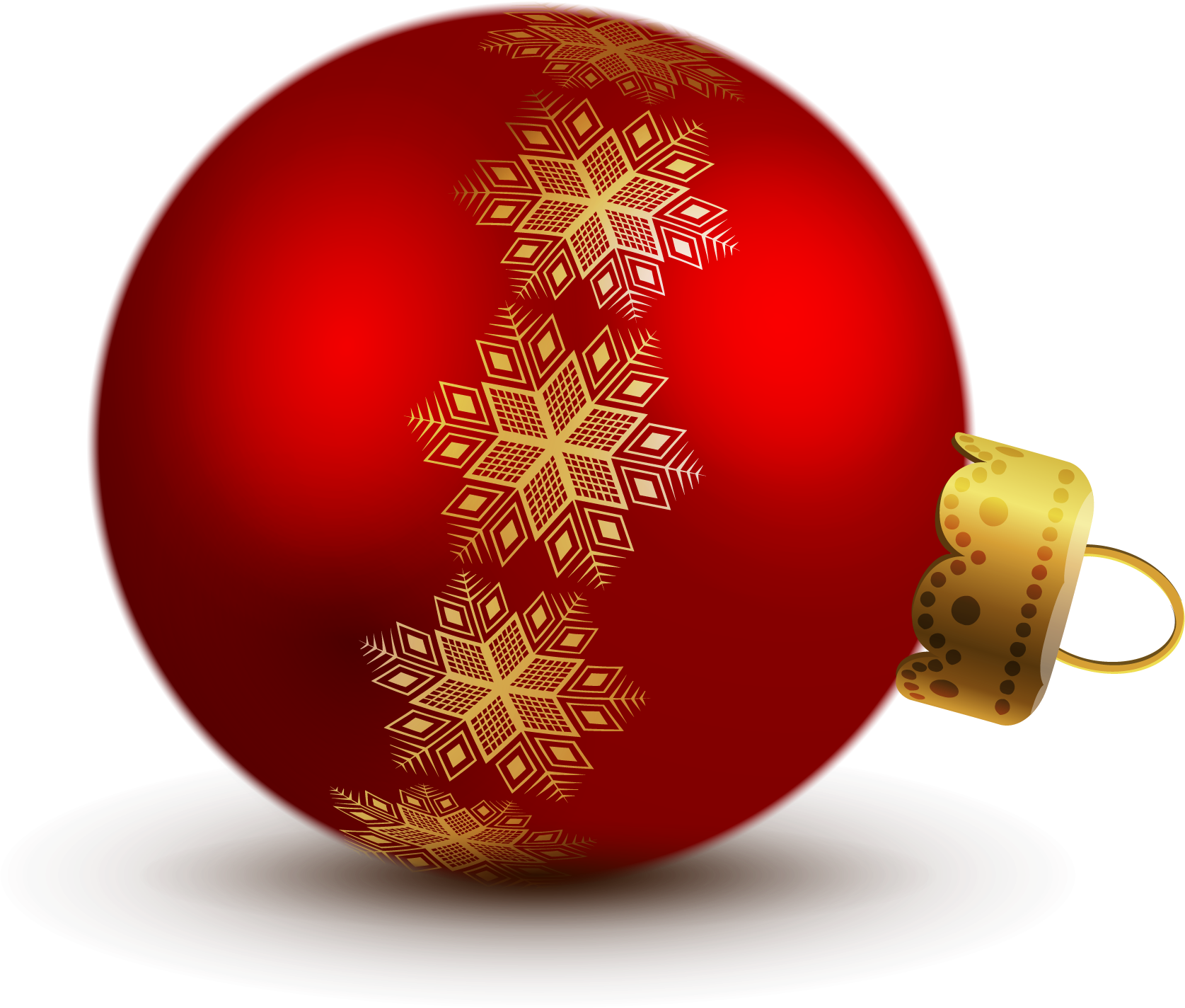 red christmas ball png