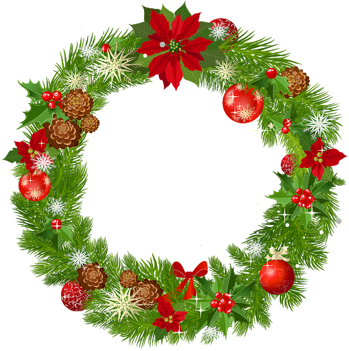 Download Frame Round Christmas PNG File HD HQ PNG Image | FreePNGImg