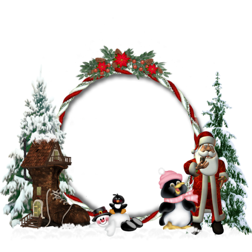 frame christmas clipart animated