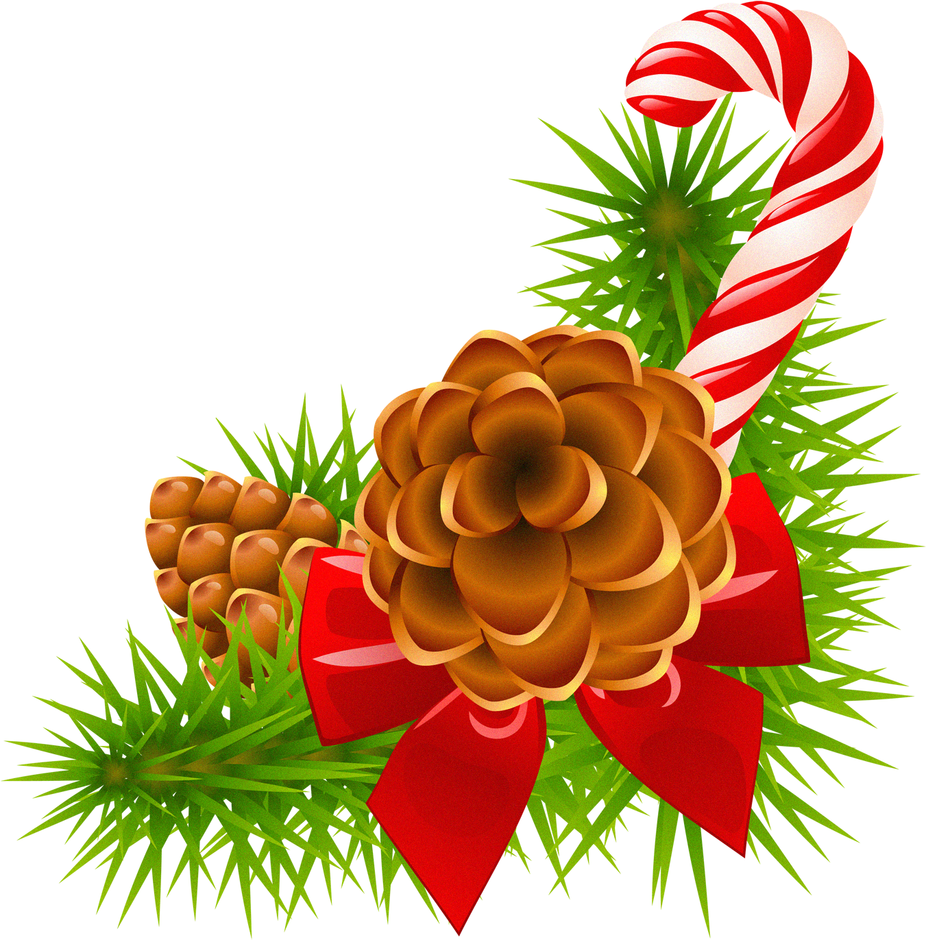 christmas pine cone clip art