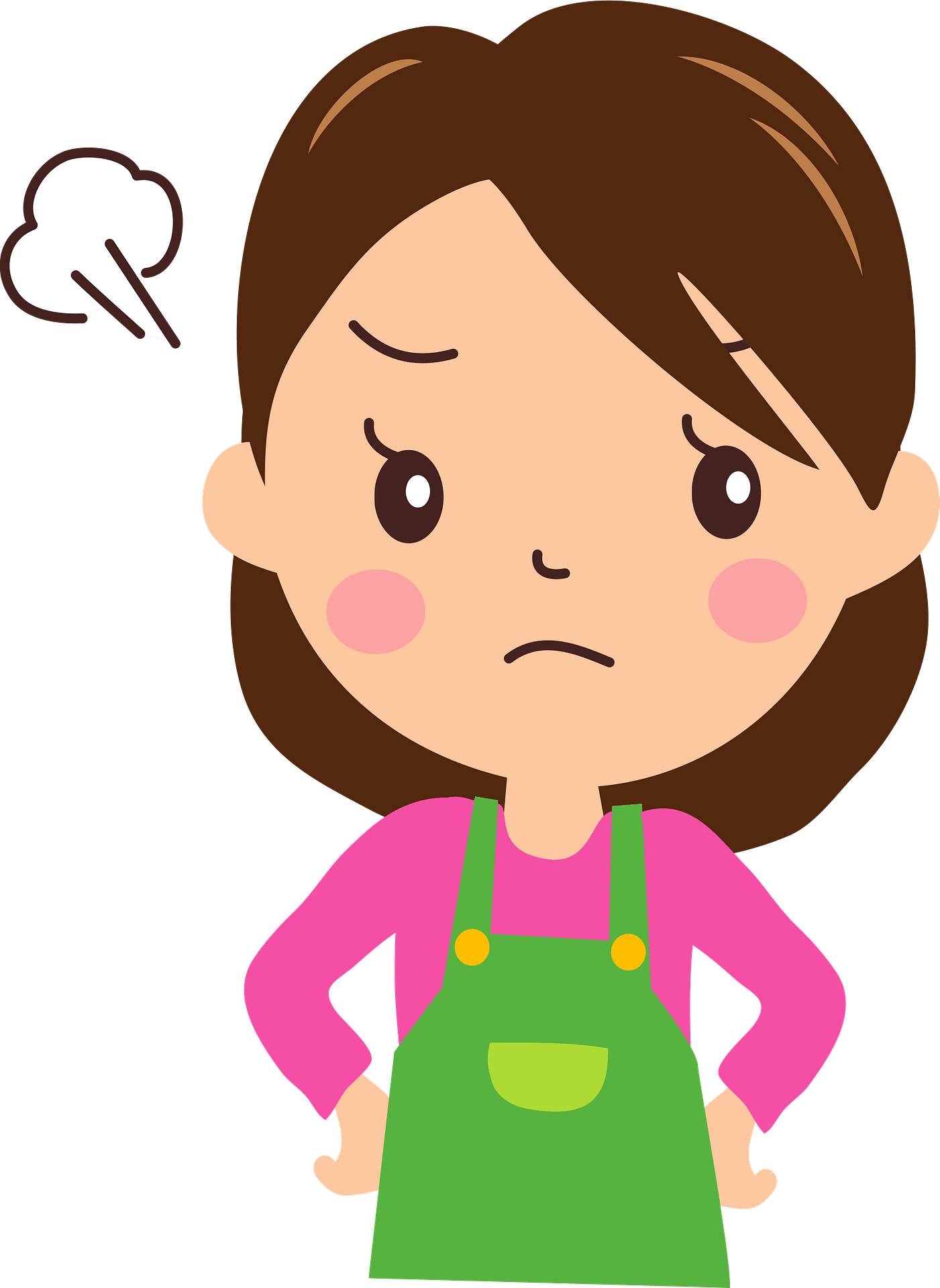 angry woman clip art