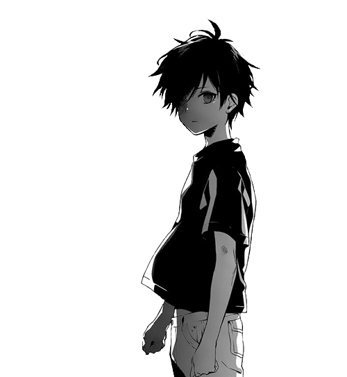 Download Boy Anime Sad Free Transparent Image HQ HQ PNG Image | FreePNGImg