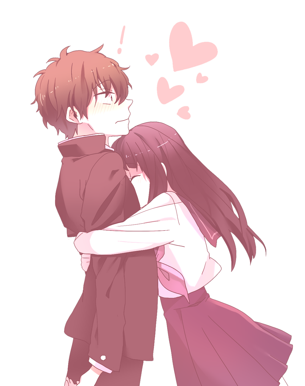 Download Cute Couple Anime PNG Free Photo HQ PNG Image | FreePNGImg