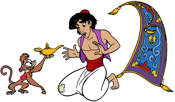 Aladdin svg, Aladdin Abu Carpet svg, Aladdin Magic Lamp svg