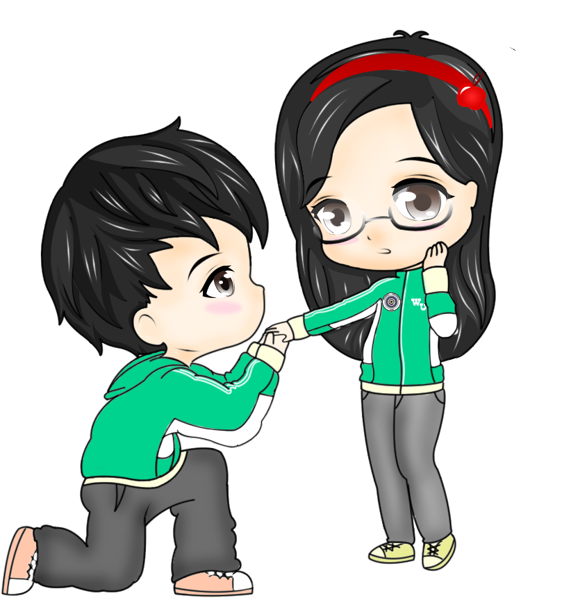 anime chibi love