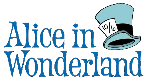 alice in wonderland logo png