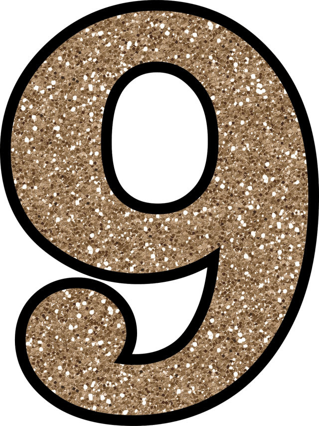 number 9 clipart