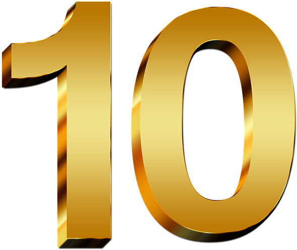 number 10 png