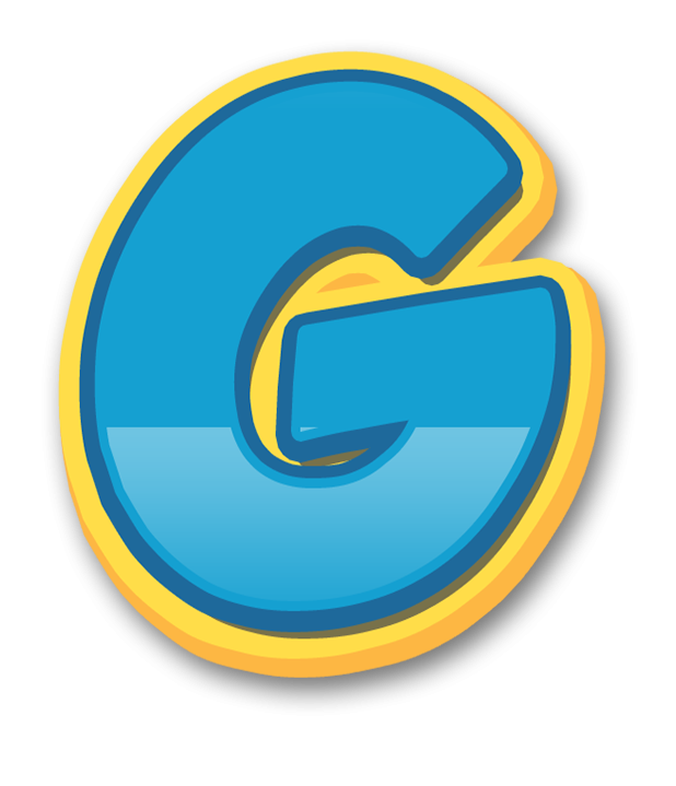 yellow letter g