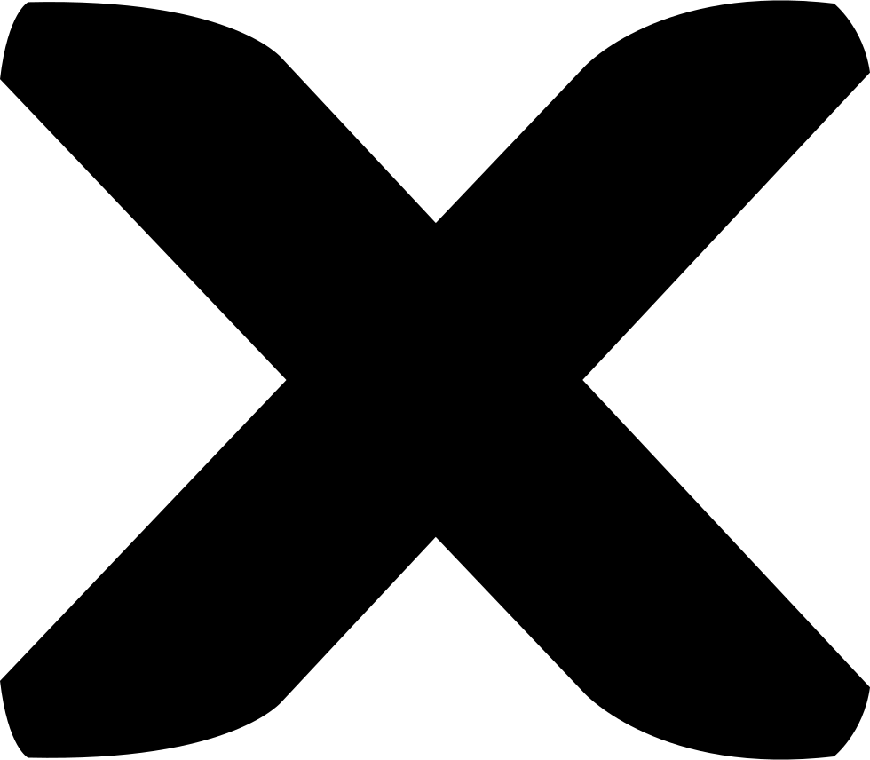 Black X Letter PNG Image - PNG All