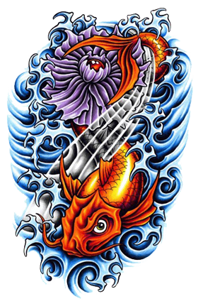 Free: Koi Tattoo Clip art - Fish Tattoos PNG Transparent Images