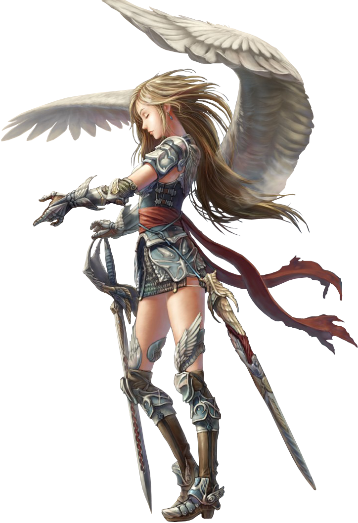 anime angel warrior girl