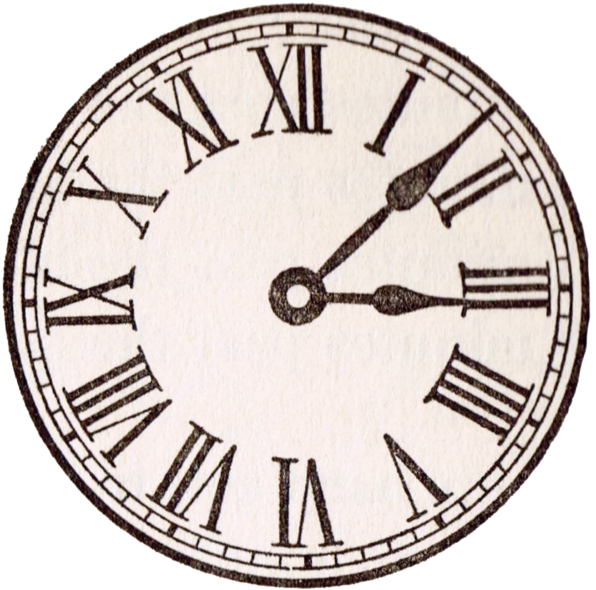 old fashioned clock clipart png