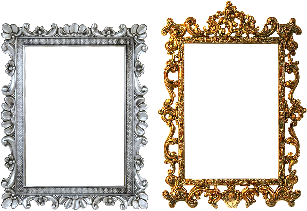 antique picture frame png