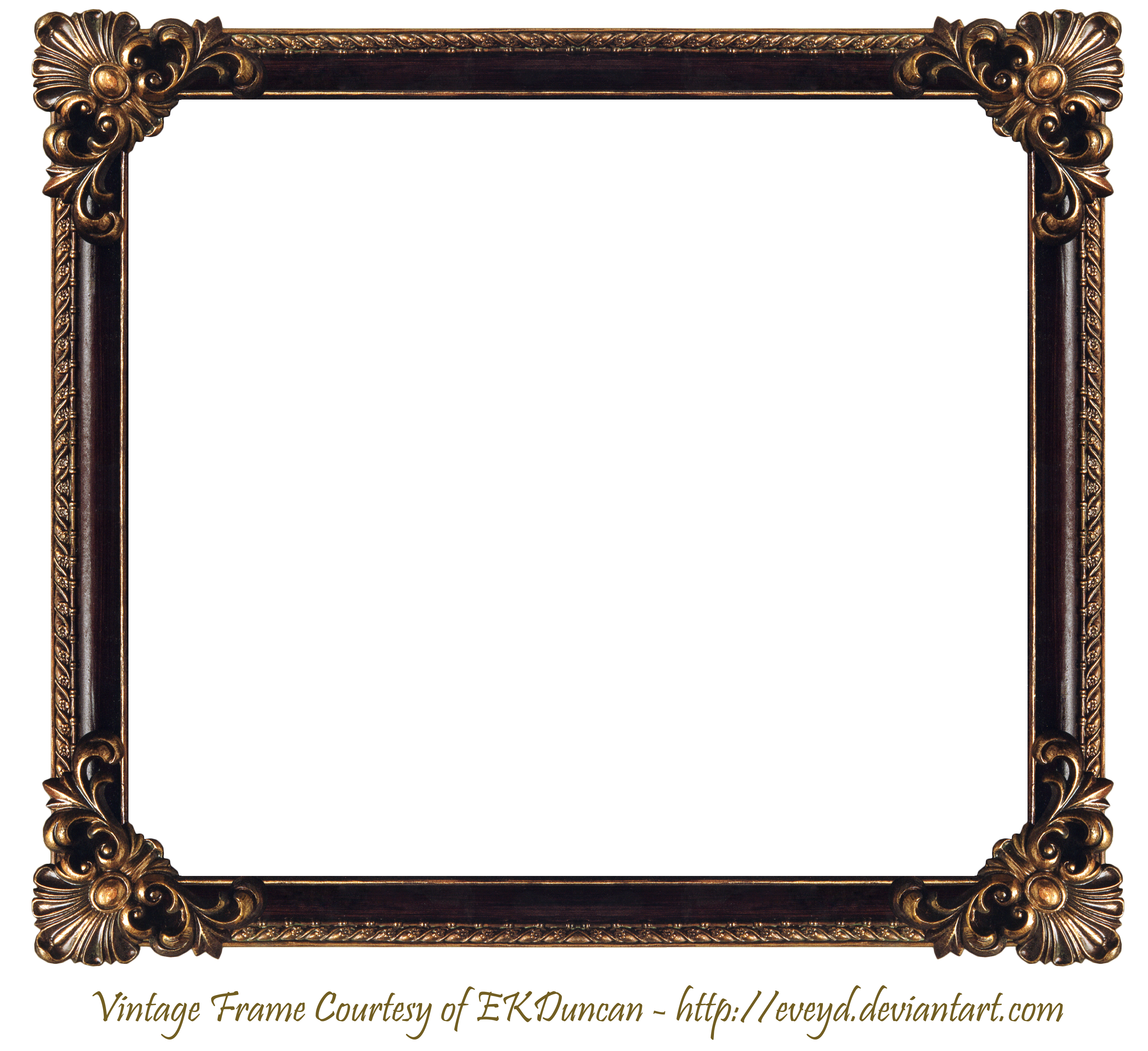 antique frame png