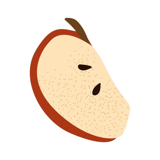 apple slice clipart