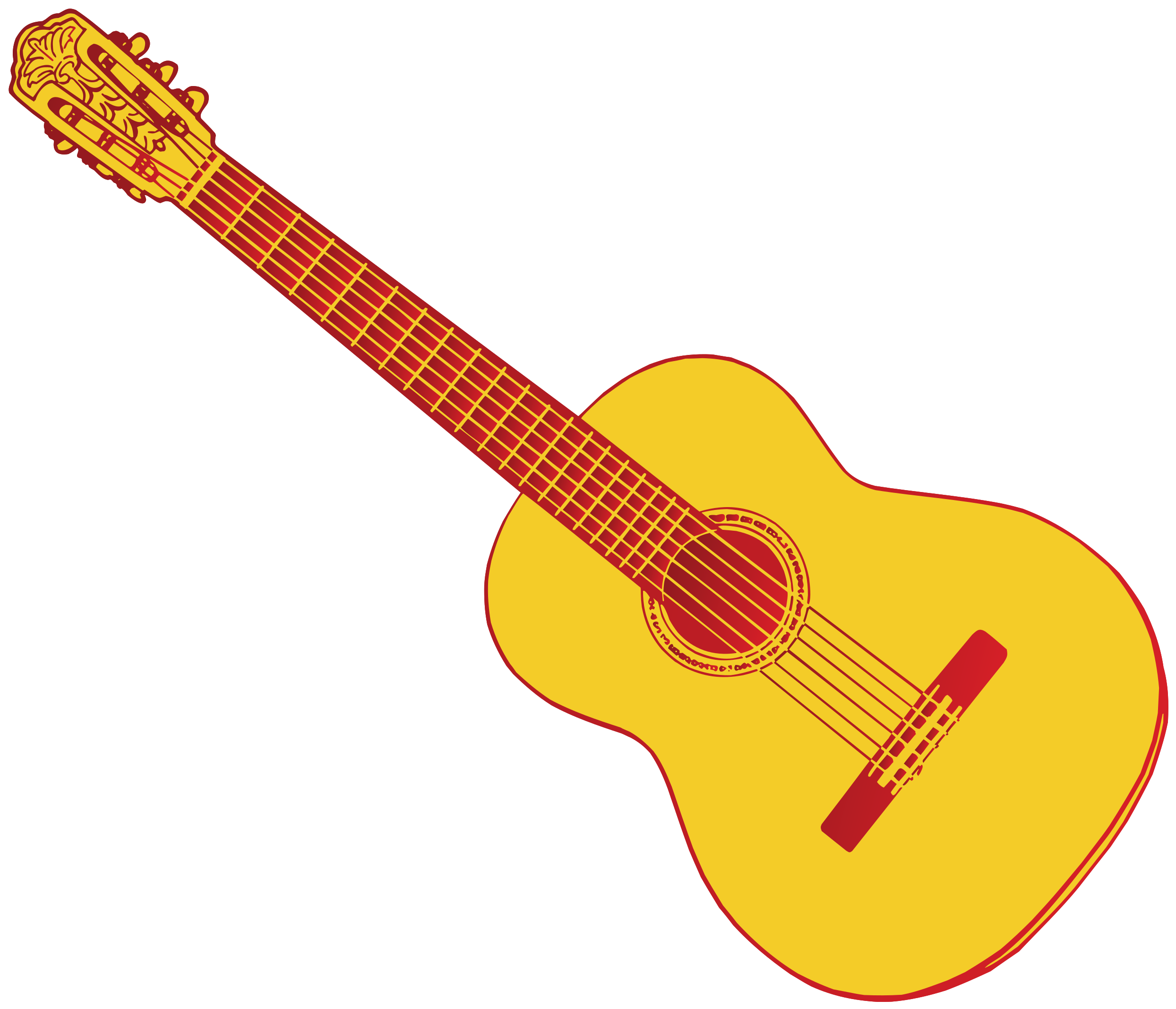 Gitar Akustisk Vector PNG Bilde HøyGitar Akustisk Vector PNG Bilde Høy  