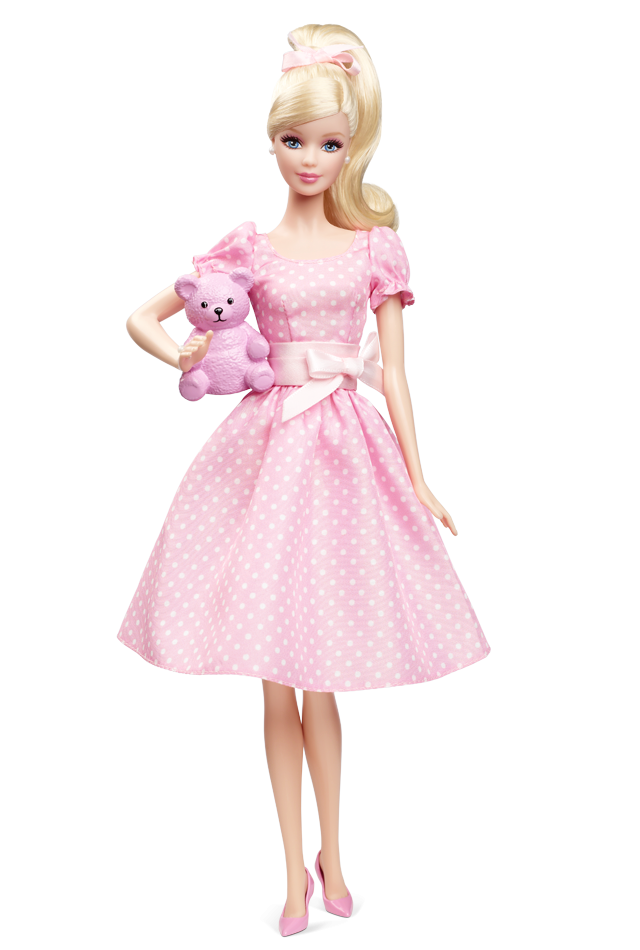 Teddy discount barbie doll