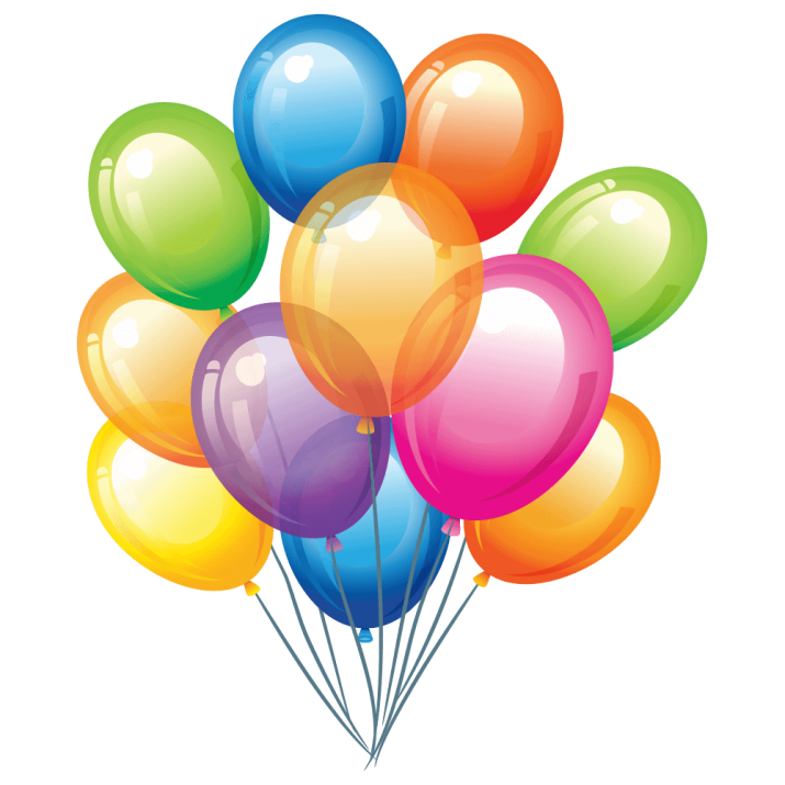 Helium Balloons Clip Art Transparent Download PNG