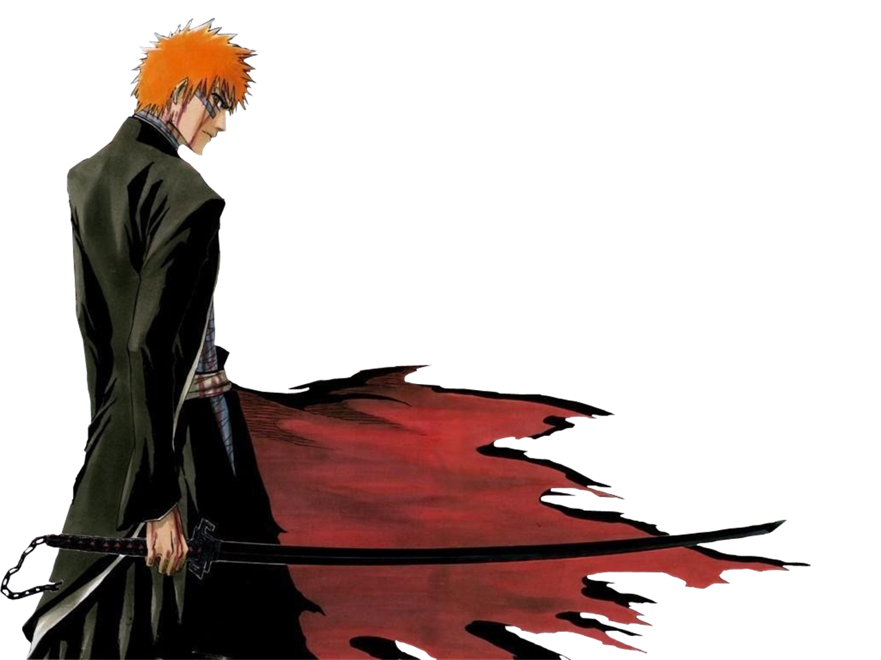 Download Kurosaki Ichigo Bleach HD Image Free HQ PNG Image