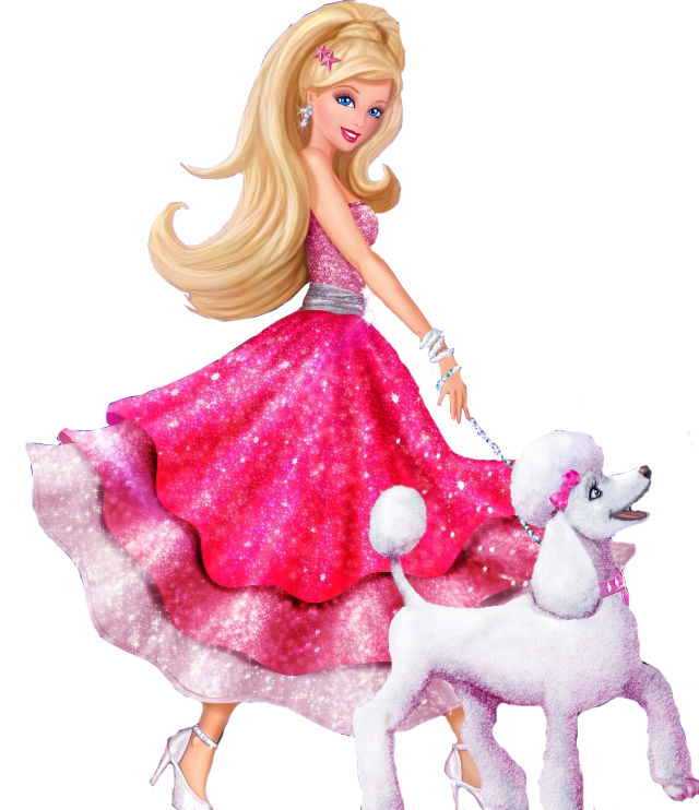 Barbie discount cartoon dog