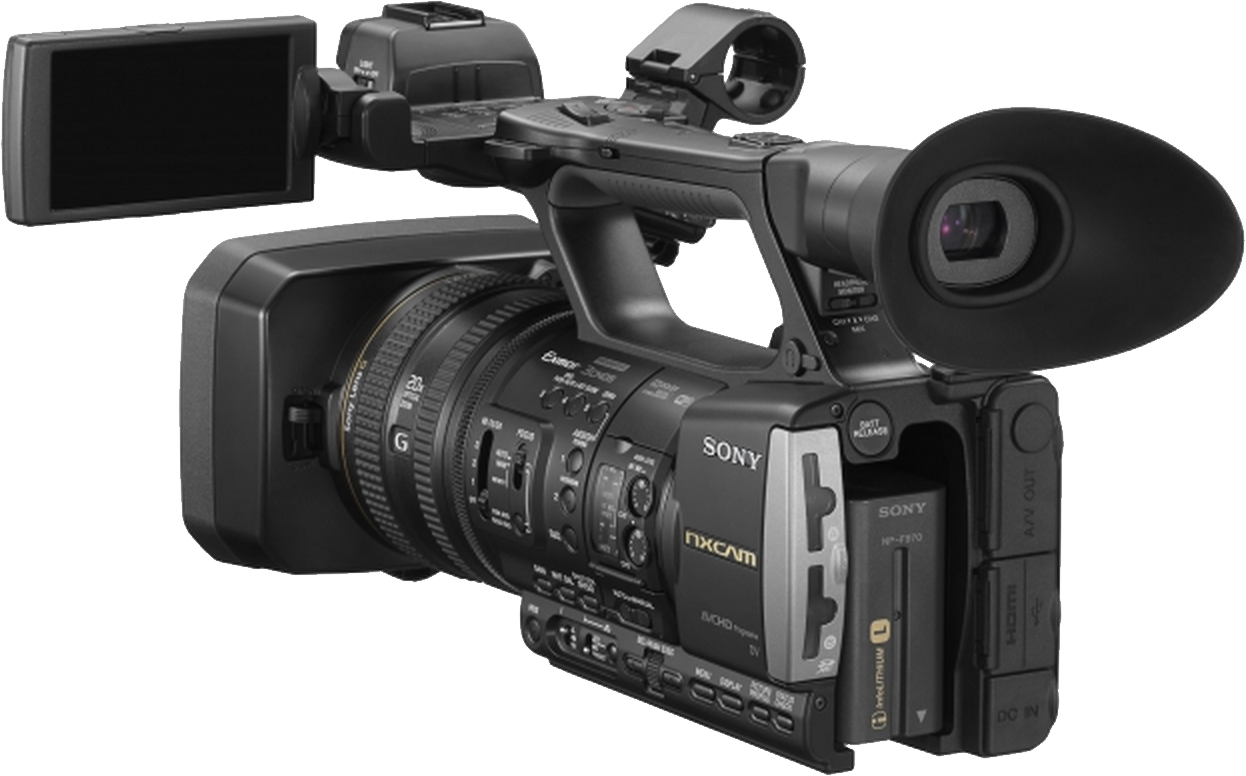 sony filming camera