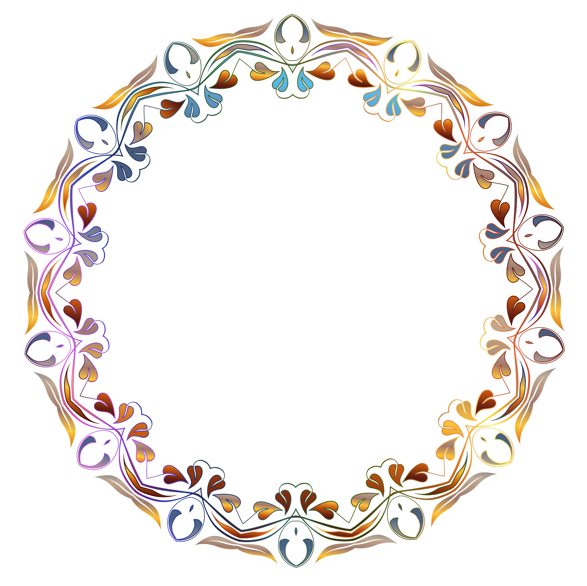 round design frame png