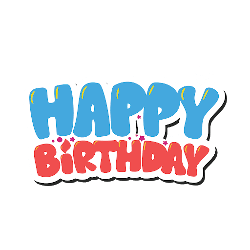 happy birthday png text