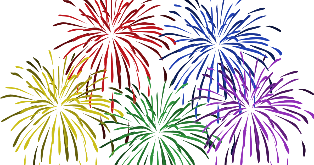 fireworks png transparency