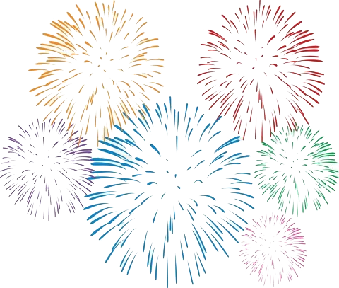 white fireworks png