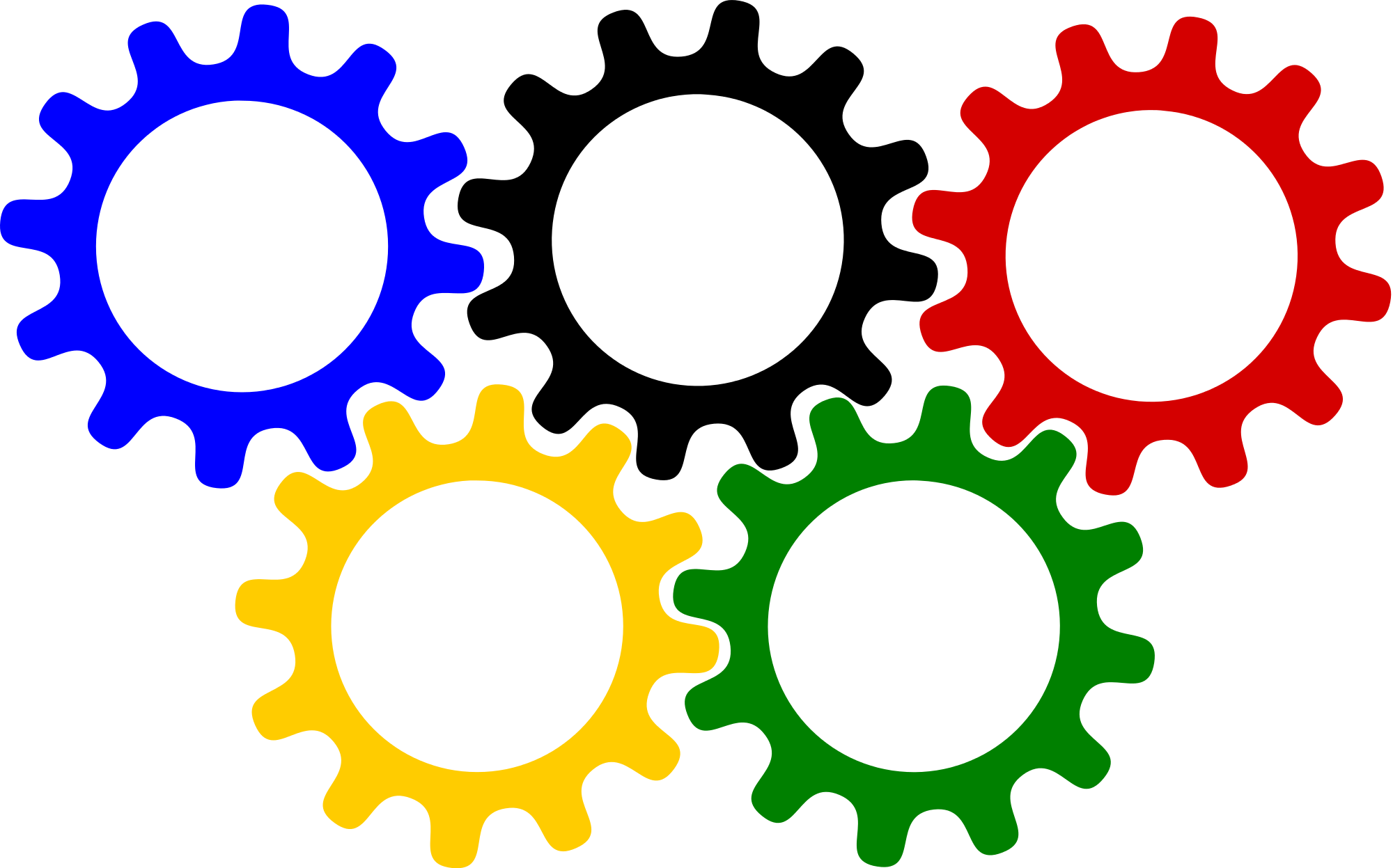 many gears clipart