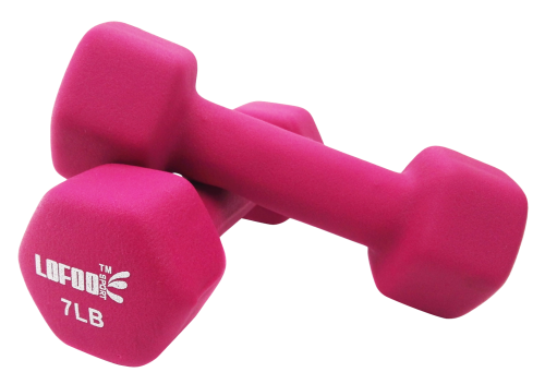 Dumbbell Weights Stock Photo - Download Image Now - Dumbbell, Pink