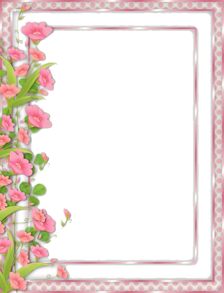 page border designs flowers png