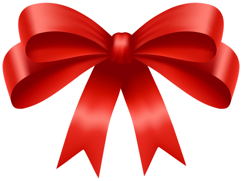 Red ribbon with bow on transparent background, PNG image Stock Photo - Alamy