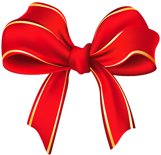 red ribbon bow