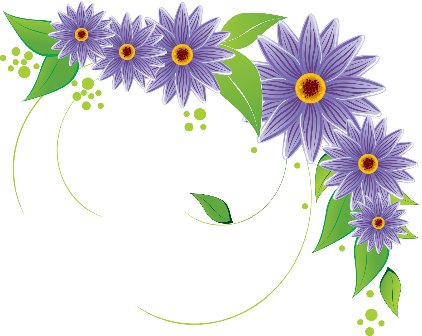 vector flowers png