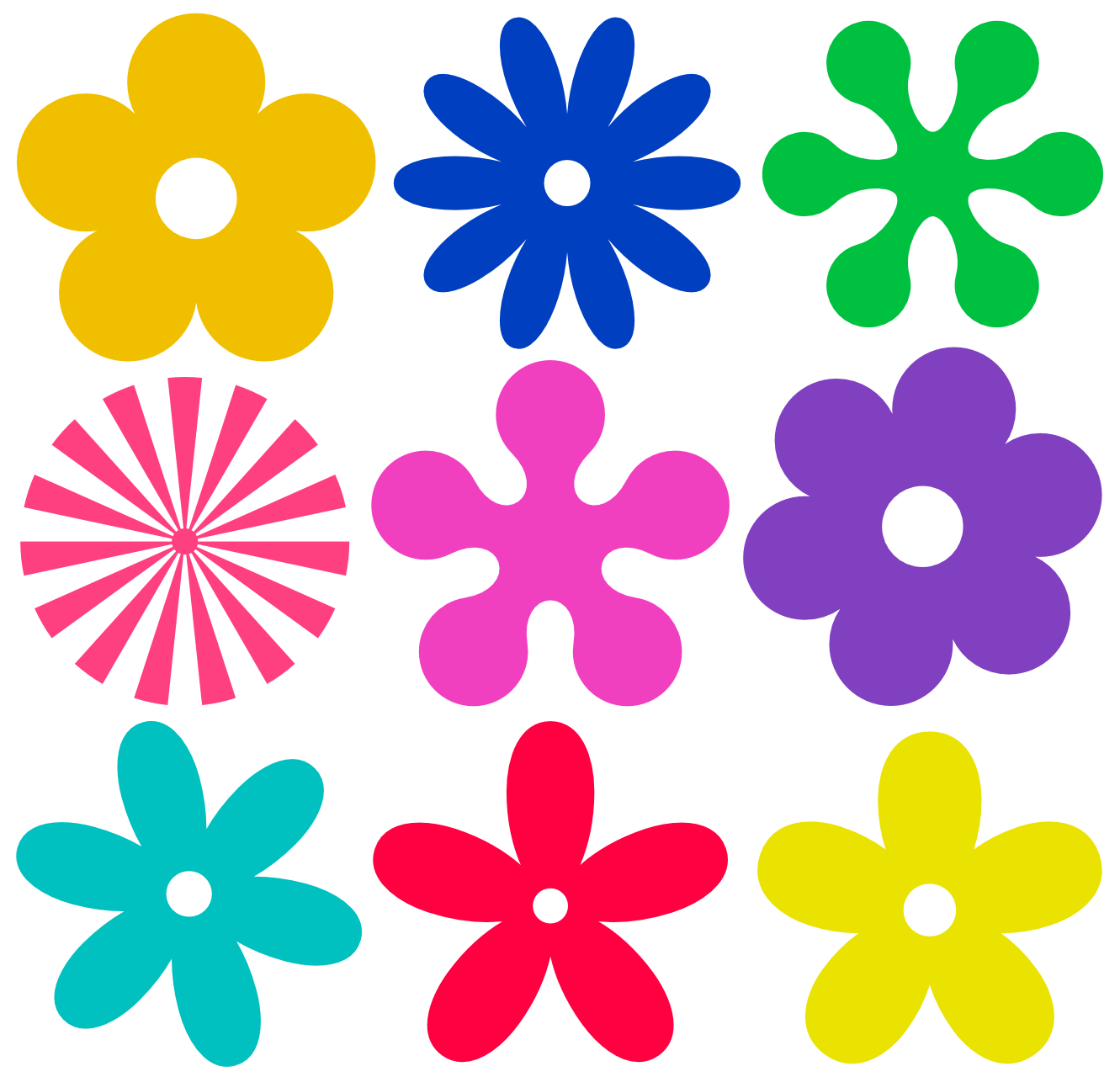 Hippie Flower PNG Transparent Images Free Download