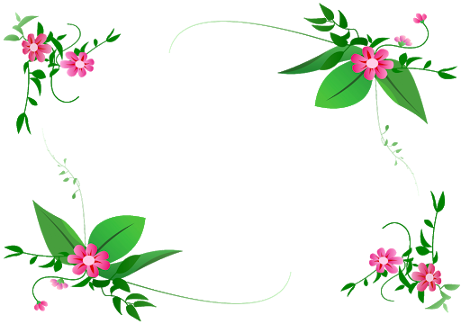 Corner Flower transparent background PNG cliparts free download