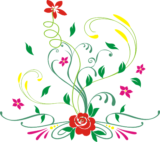 Multicolor Flowers PNG Transparent Images Free Download, Vector Files