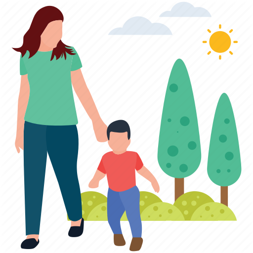 Download Walking Vector Family Free Clipart HD HQ PNG Image