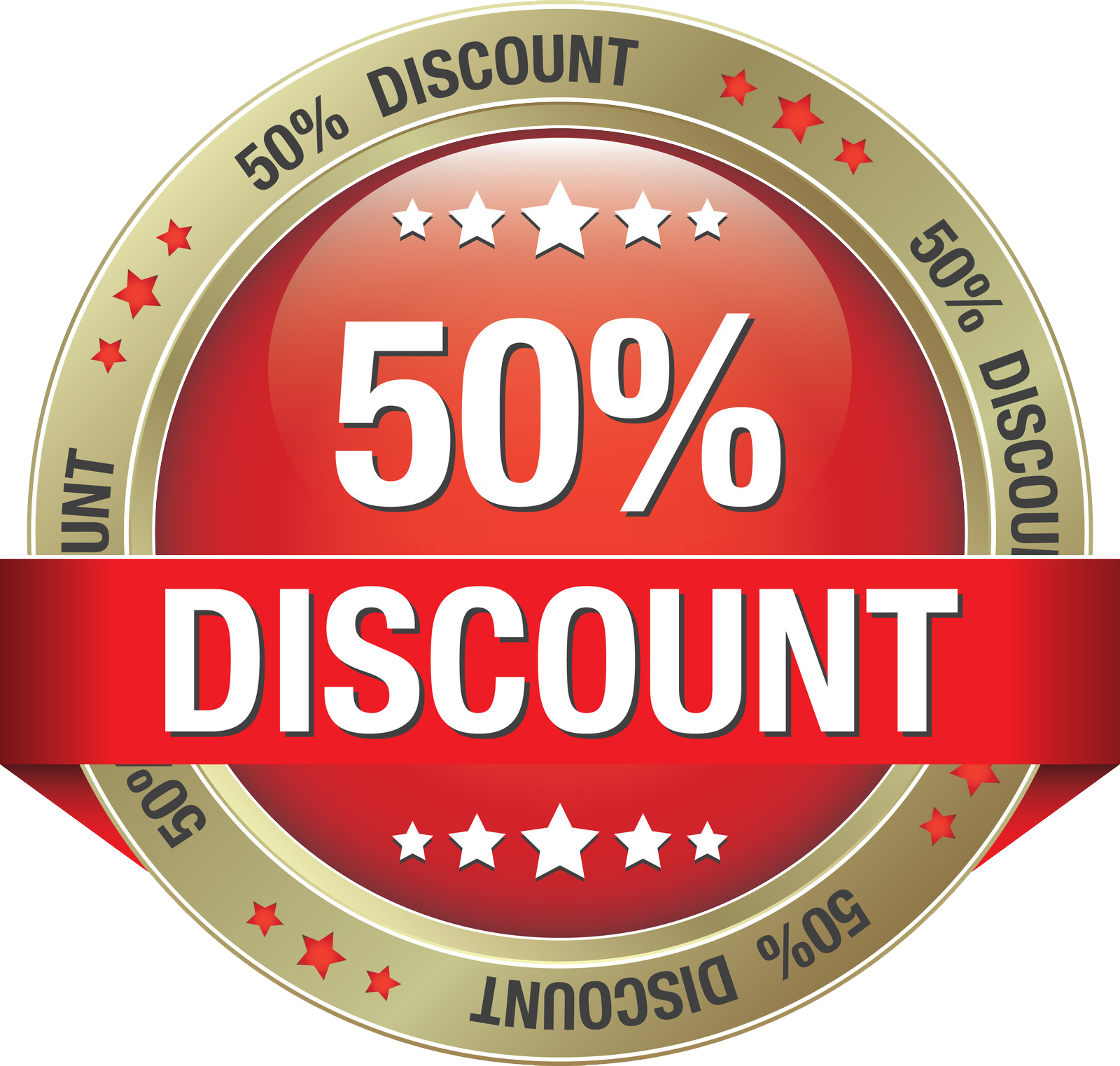 50 percent off promotion on transparent background PNG - Similar PNG