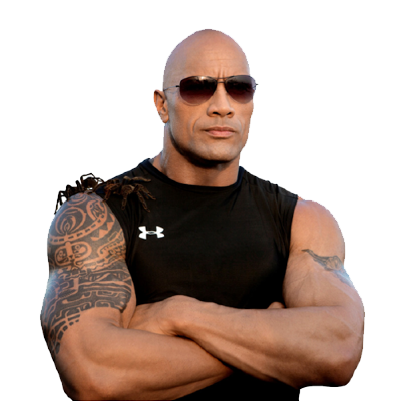 Download Body Dwayne Johnson Free Photo HQ PNG Image